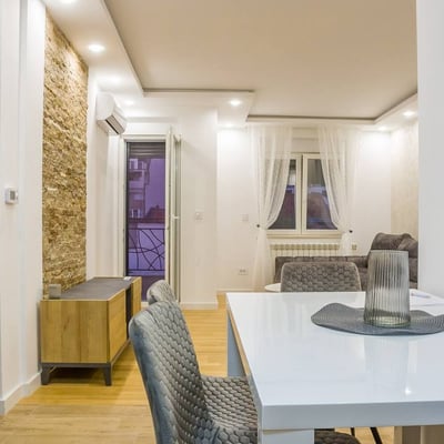 Аренда просторной 3-комнатной квартиры, 56 м², район Звездара, Белград, Сербия